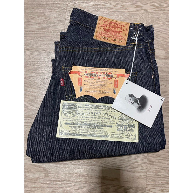 Levis501XX bigE LVC1947 Size32x34made in usa (deadstock)button554