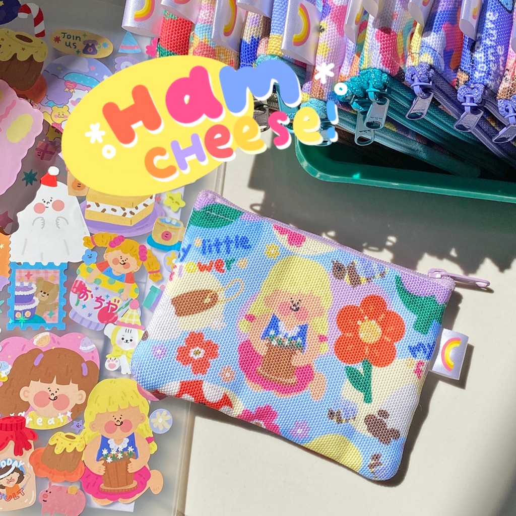 กระเป๋าใส่เหรียญ 🧸today hamcheese coin bag🧀✨
