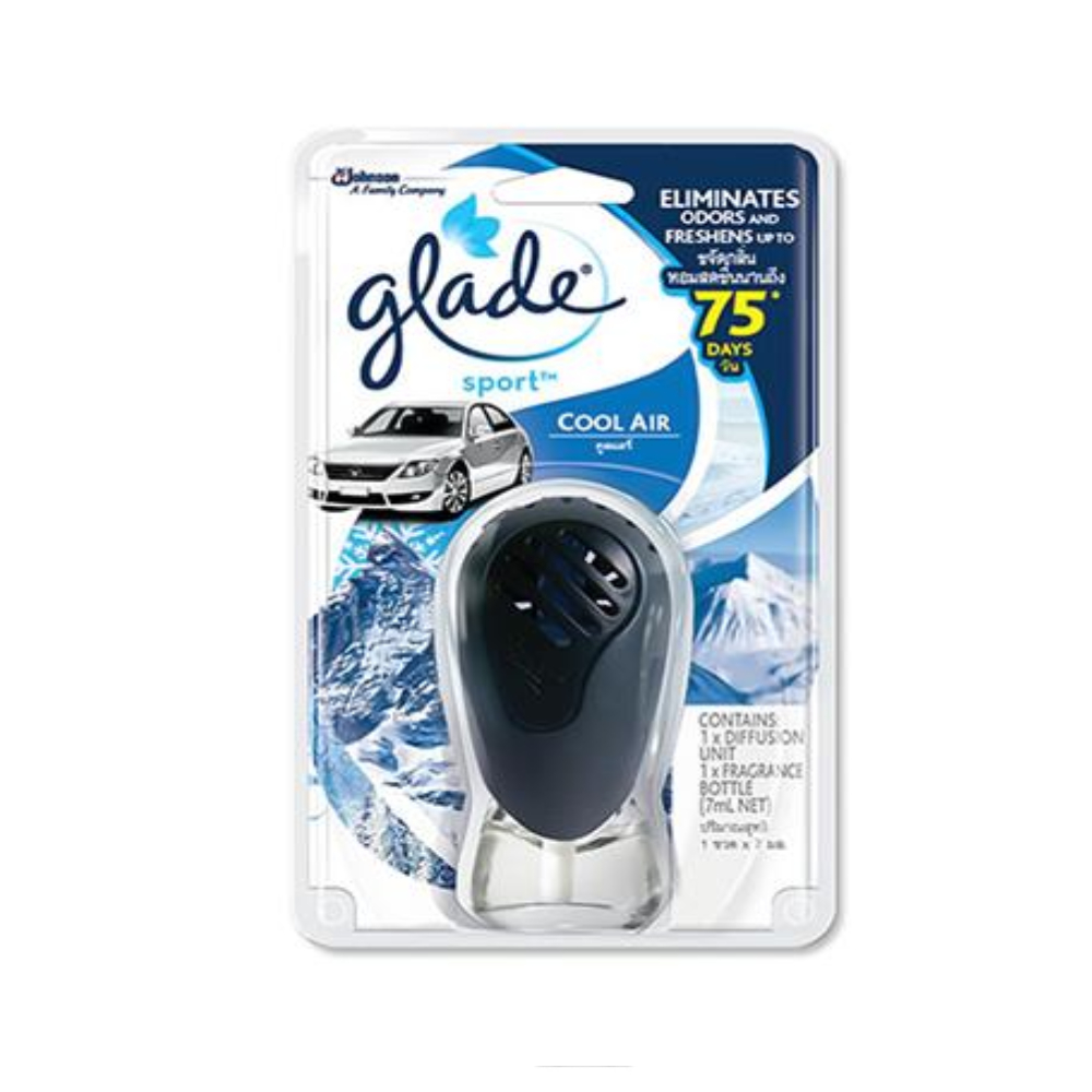 น้ำหอมปรับอากาศรถยนต์ GLADE SPORT 7ml COOL AIR