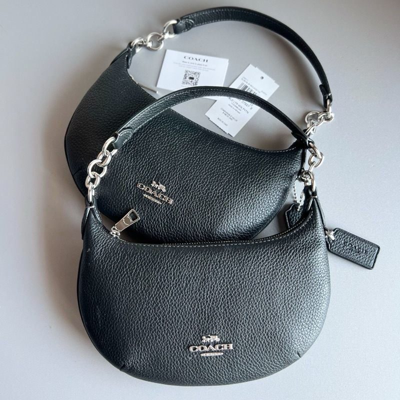 [พร้อมส่ง] ของแท้100% New Coach Payton mini Hobo bag สีดำ นำเข้าจาก🇺🇸