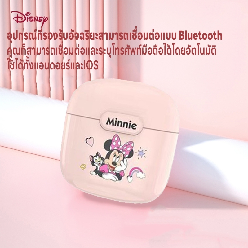 หูฟังบลูทูธ หูฟังลายการ์ตูน แบบบลูทูธไร้สาย Bluetooth5.3 เสียงใส เสียง4D เชื่อมได้ทั้งแอนดรอย์และIOS ทนทาน ชาร์Type -C