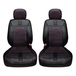ชุดหุ้มเบาะรถยนต์ ขนาดตรงรุ่น MIGHTY-X แบบสวมทับ คู่หน้า