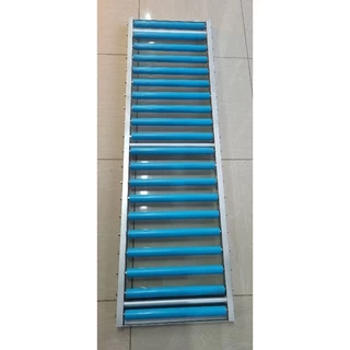 รางลูกกลิ้ง รางเลื่อน รางfree roller กว้าง 40 cmยาว2เมตร(มีหูต่อราง)ลูกกลิ้งdia 34 มม.