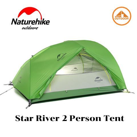 Naturehike Star River 2 Person Tent 20D #Green