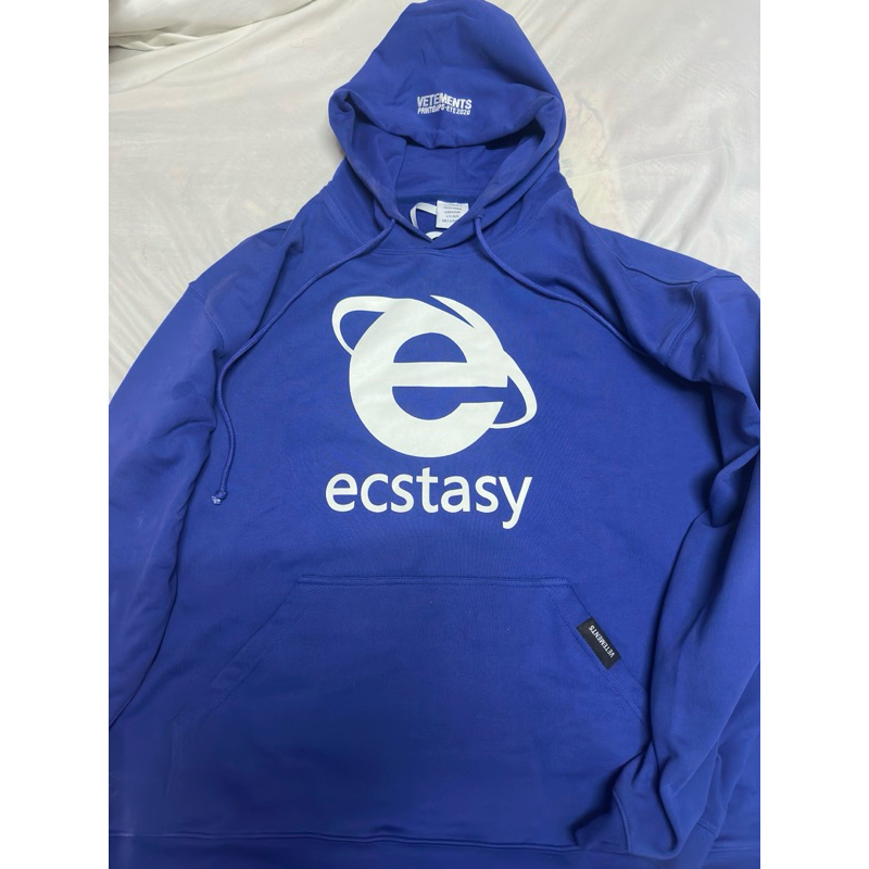Vetements ecstasy hoodie