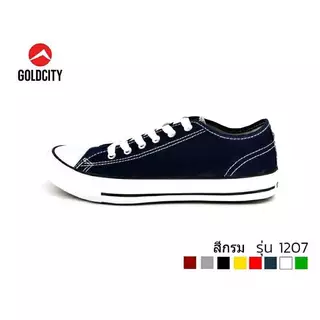 Gold city รองเท้าผ้าใบผูกเชือก รุ่น 1207 ไซส์ 38-47