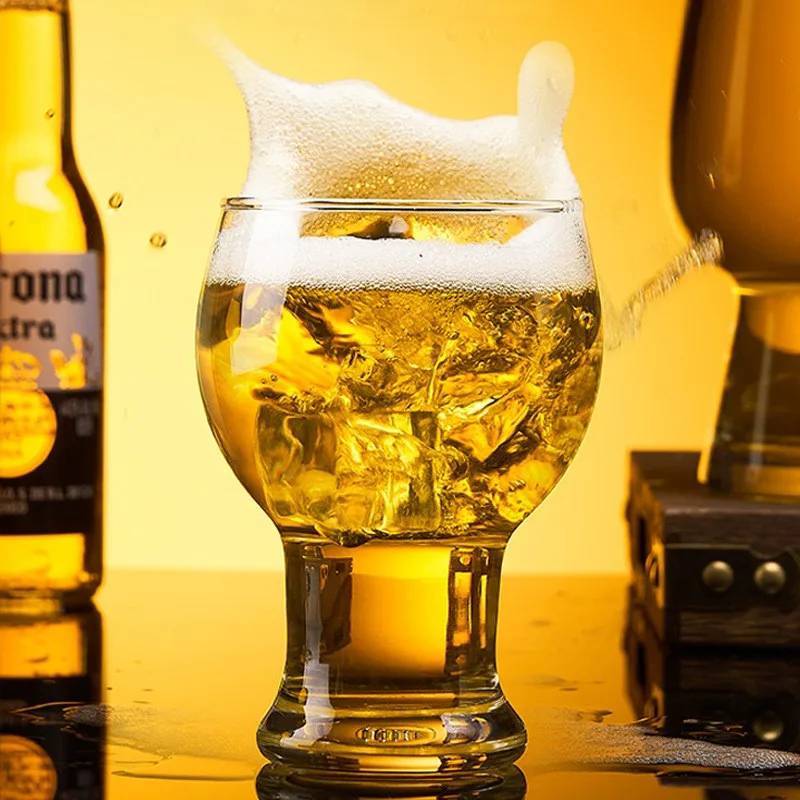 แก้วใส่ดื่ม แก้วเบียร์(Craft Beer) ดีไซน์สวย สไตล์คลาสสิค (455 ml)🎇🎇พร้อมส่ง🎇🎇