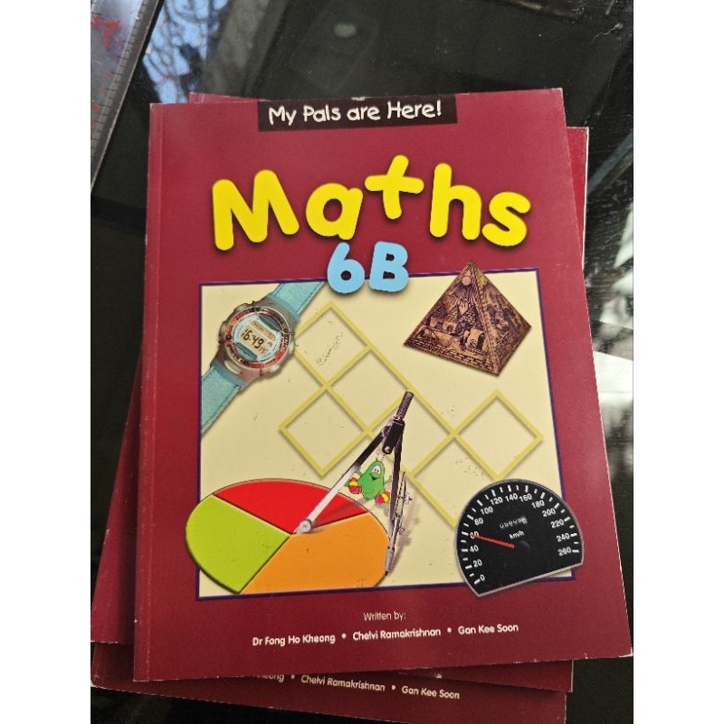 หนังสือเรียนเลข ป.6 หนังสือแบบฝึกหัดเลขป.6  Maths 6B Pupil's Book: My pals are Here!