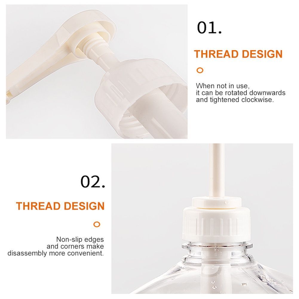 ขวดปั้มน้ำเชื่อม พลาสติก 10cc ขนาด 1600 ml Syrup Pump Bottle Made in Taiwan