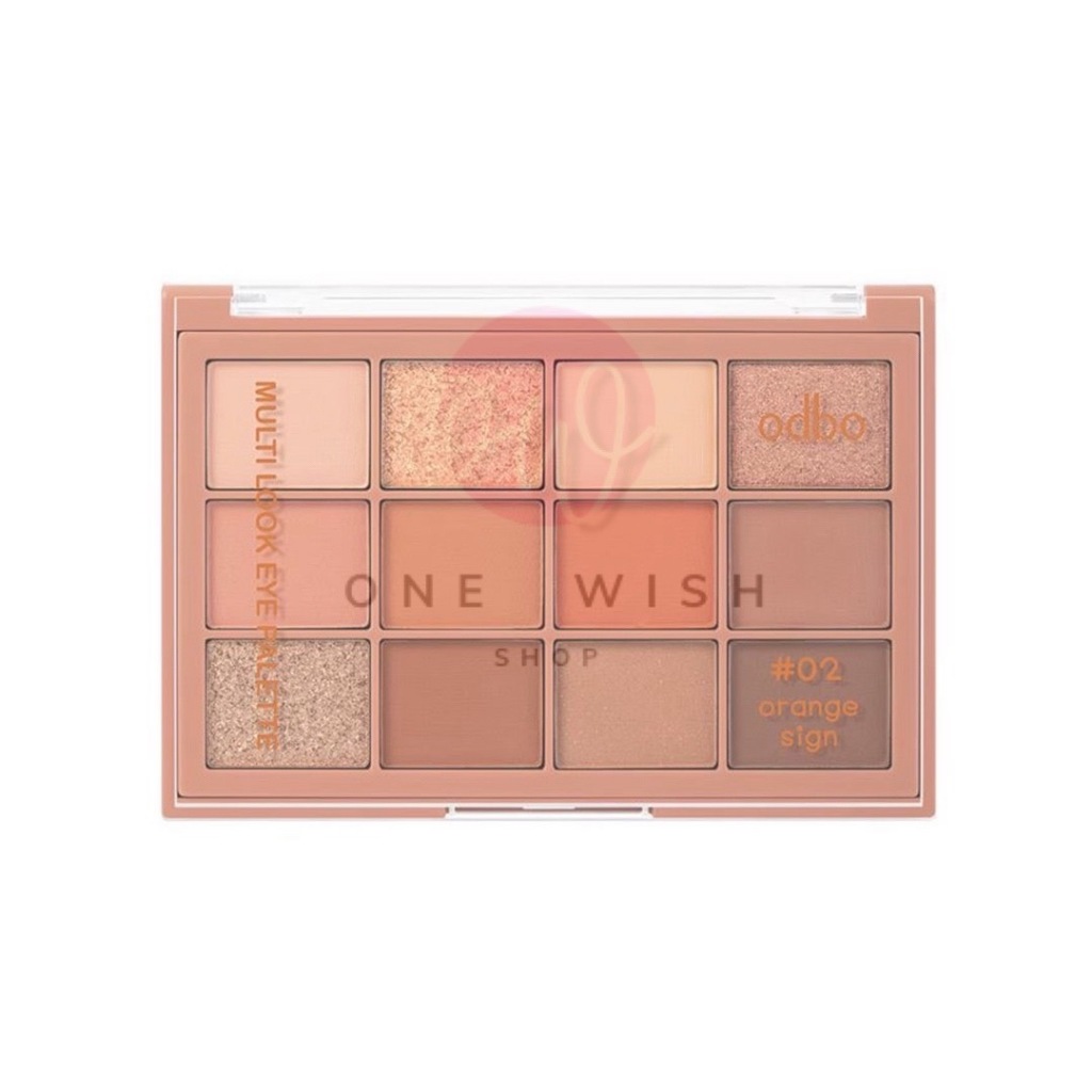 OD2012 โอดีบีโอ มัลติลุค อายพาเลท Odbo Multi Look Eye Palette (10g.)