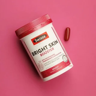 Swisse Bright Skin Booster ขวดใหญ่ 120เม็ด พร้อมส่งไวมาก ผิวกระจ่างใสออร่า EXP02/2029