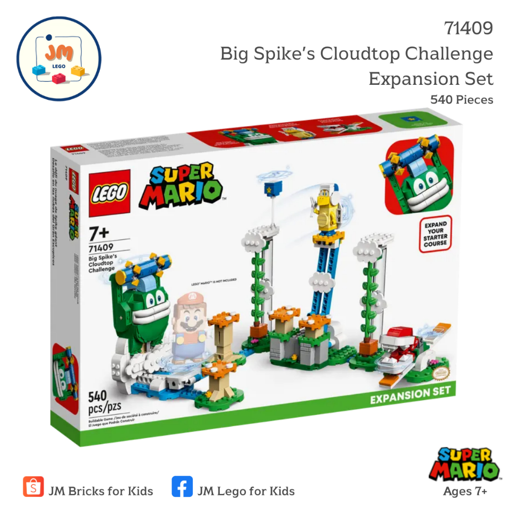 LEGO Super Mario 71409 Big Spike’s Cloudtop Challenge Expansion Set (540 Pieces) อายุ 7 ปีขึ้นไป