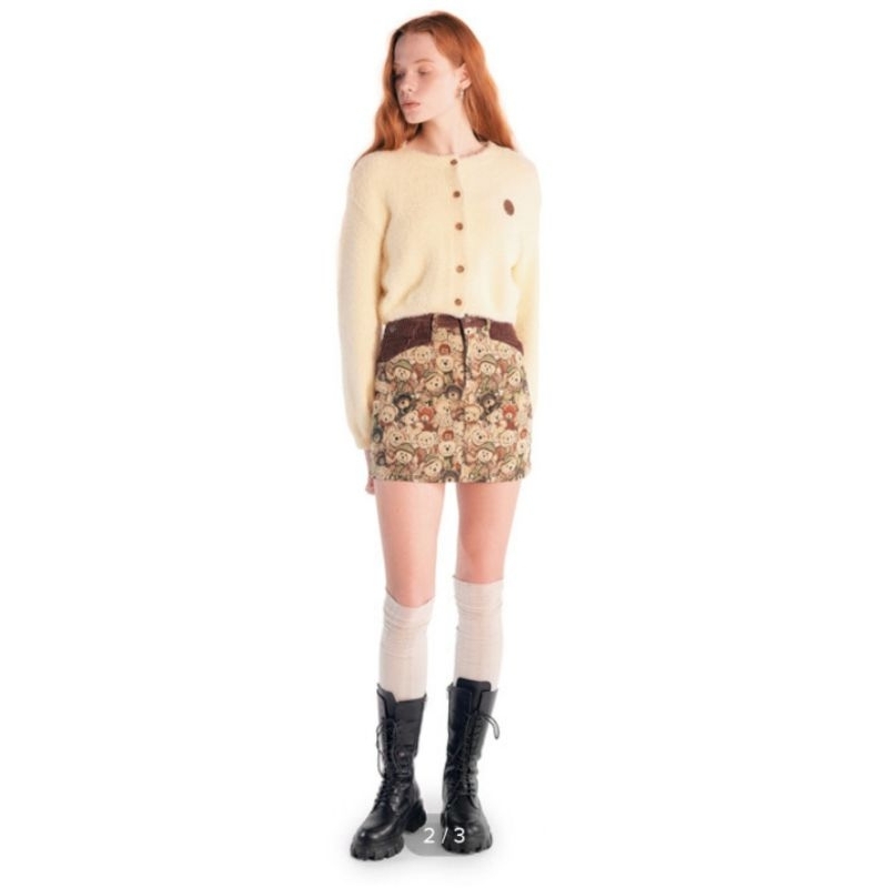 sculptor  กระโปรง  teddy  แบรนด์เกาหลี ของใหม่ ป้ายครบ