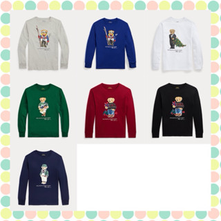 [Limited Collectionถ] Ralph Lauren Polo Bear Cotton Long-Sle…
