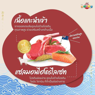 (แพคเกจแบ่งขาย) Okiko อาหารเม็ด สำหรับลูกแมว และแมวโต ตั้งแต่ 4 เดือนขึ้นไป ขนาด 800g - 1kg