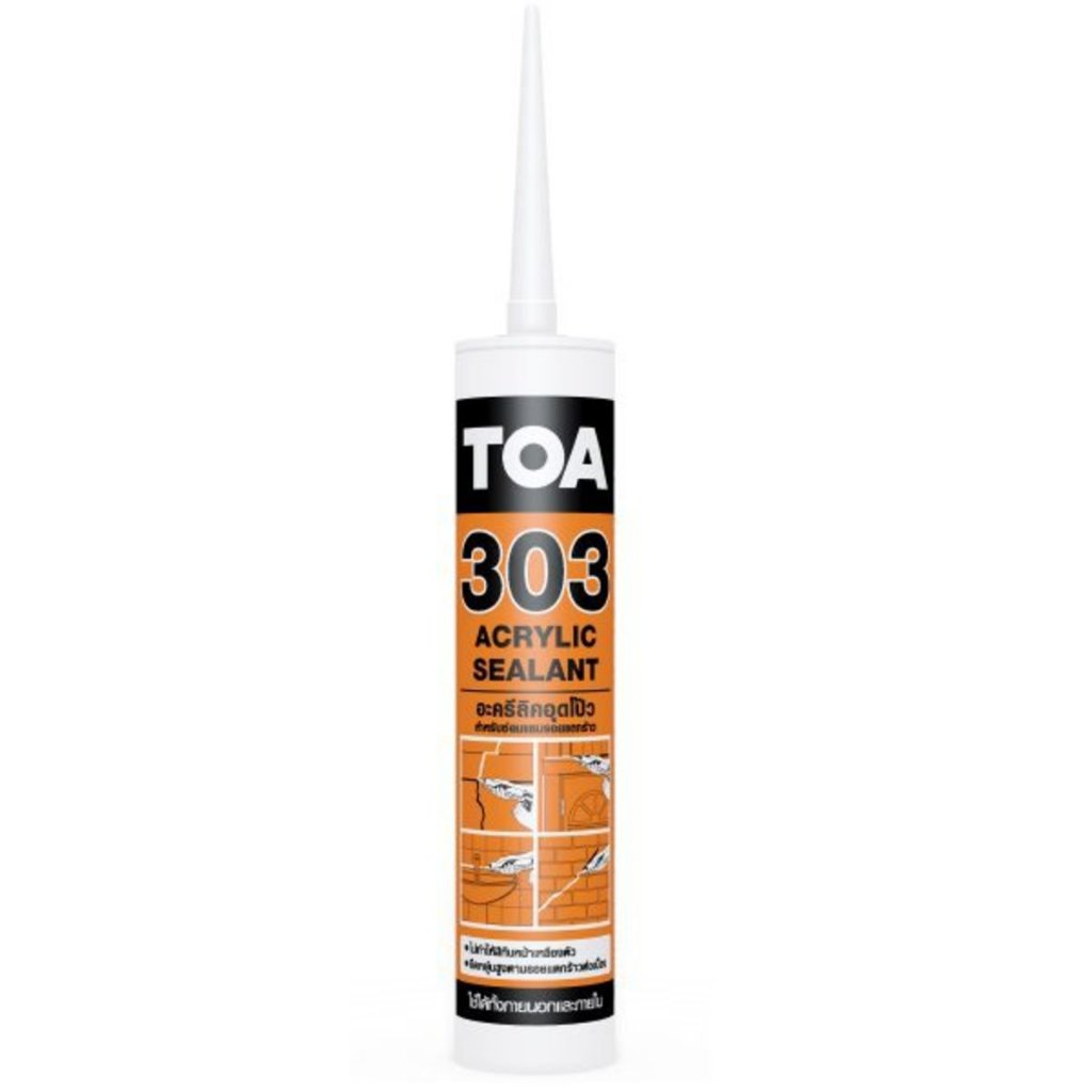 TOA อะคริลิกซีลแลนท์ TOA 303 280 มล. สีขาว