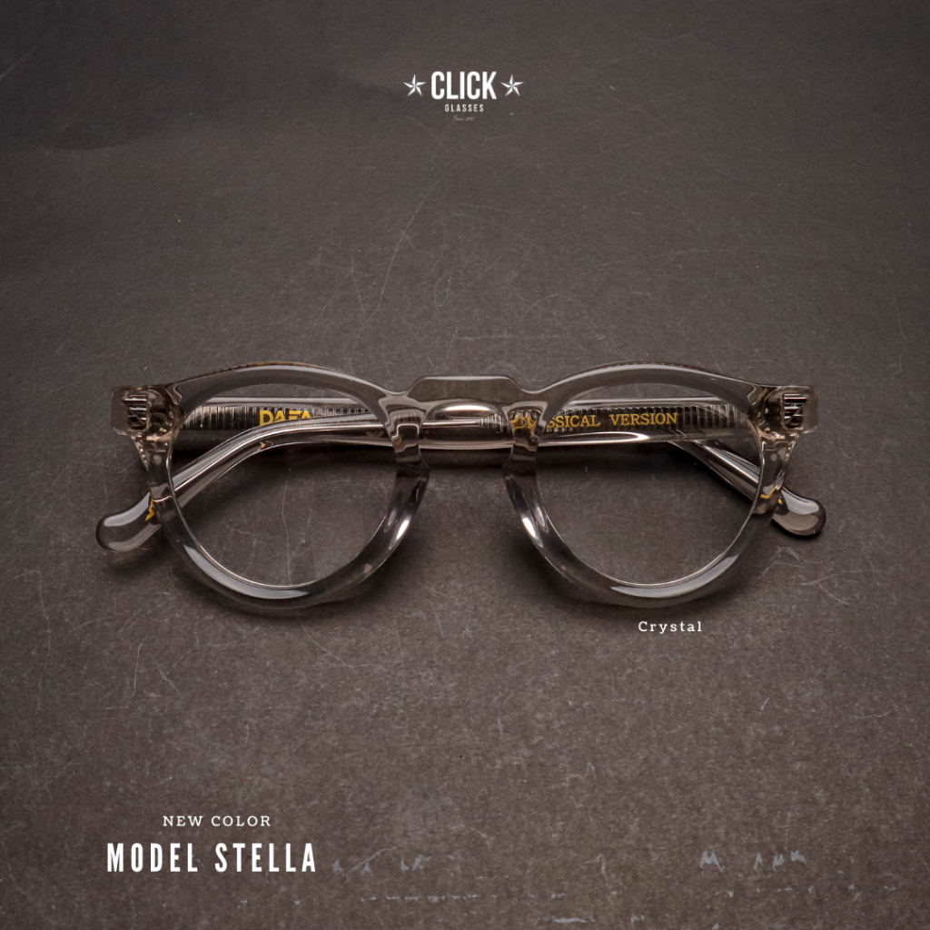 กรอบแว่นสายตา แว่นกรองแสง Dafa รุ่น Stella Click glasses