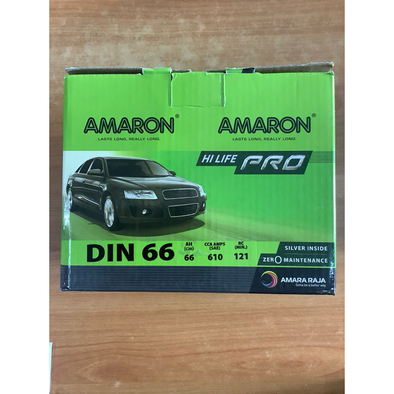 แบตเตอรี่ Amaron LN2 DIN66 ขั้วจม Hi-Life SMF Pro