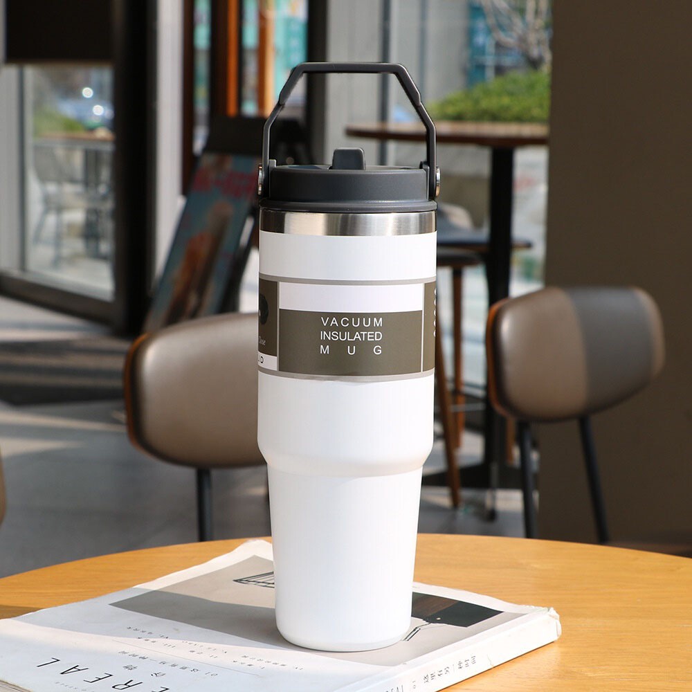 แก้วเก็บความเย็น 30oz Tyeso ของแท้ สีขาว 900ml