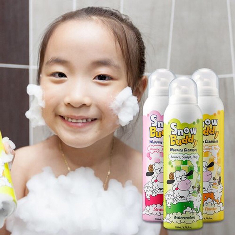 โฟมอาบน้ำปั้นได้ สำหรับเด็กBubble bath Snow Buddy ของเกาหลีแท้ %