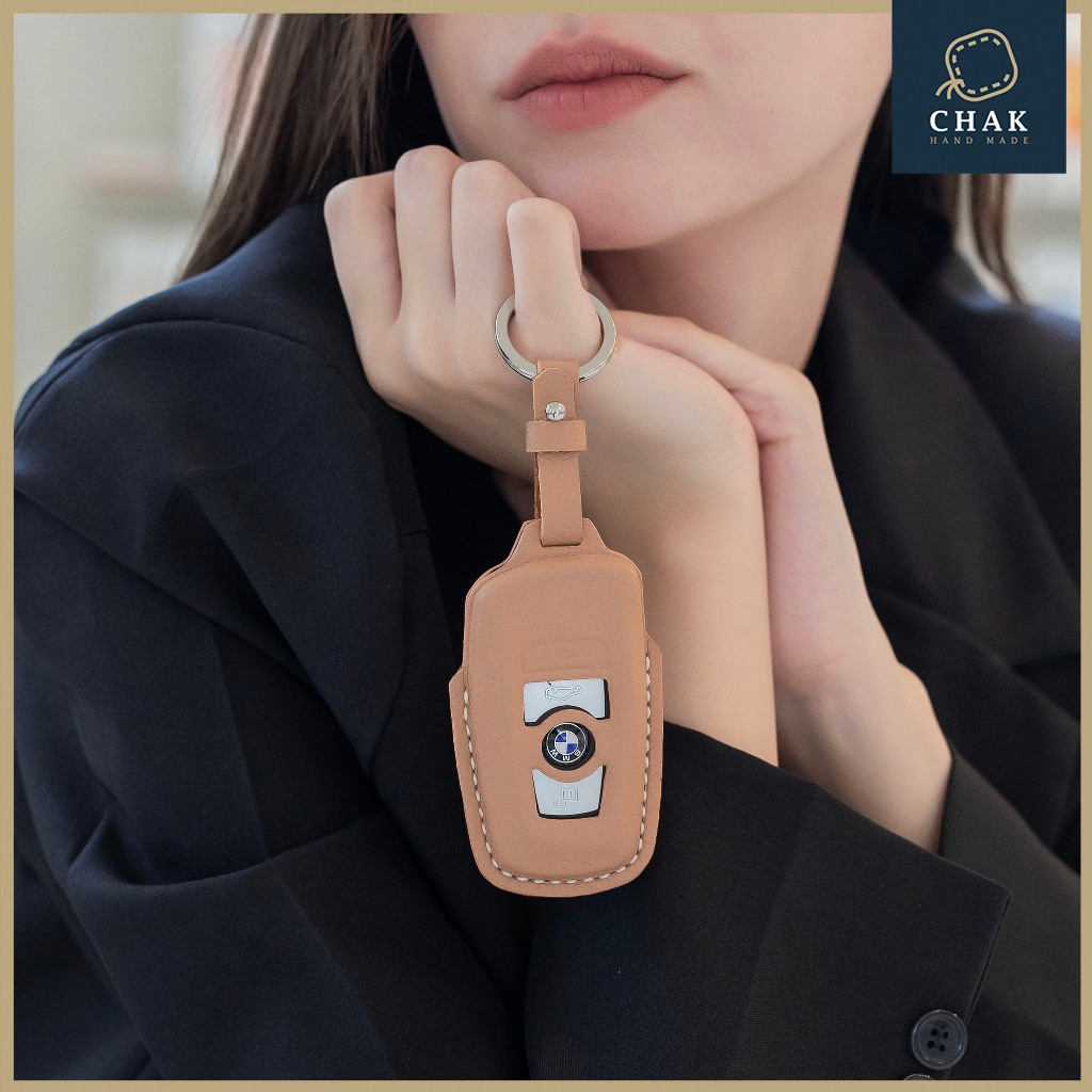 เคสกุญแจรถยนต์ BMW ซองกุญแจรถยนต์ หนังวัวแท้ CHAK - รูปที่ 4