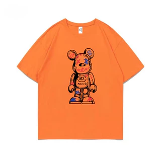 ES.SHOP28 เสื้อยืดแขนสั้นแฟชั่น oversized คอกลมผู้หญิง อเวอร์ไซส์เกาหลี ฮิปฮอป แฟชั่นวัยรุ่น วินเทจ ES12