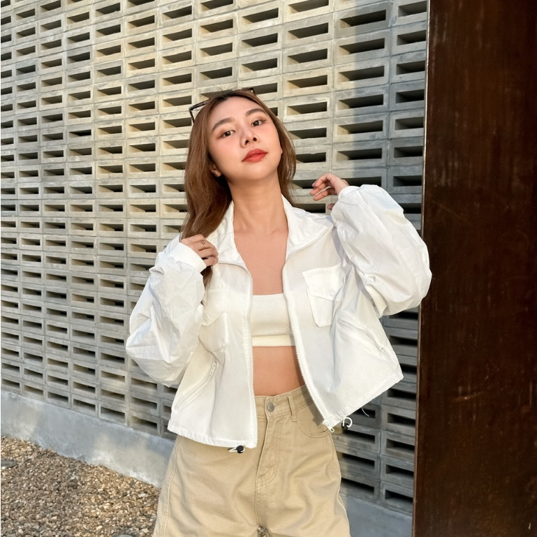[Sport Jacket] เสื้อแจ็คเก็ต แขนยาว ผ้าร่ม - Vibeymood.bkk