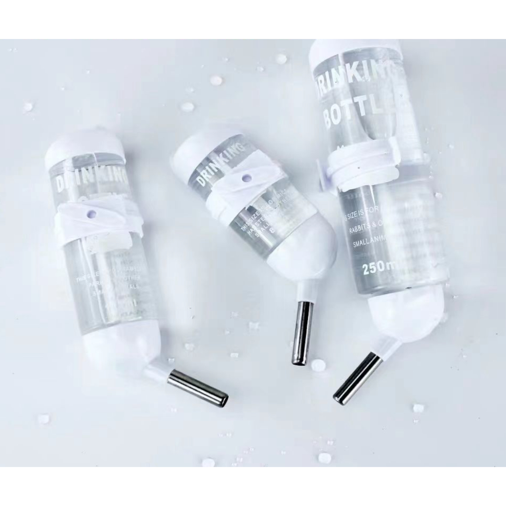 ขวดน้ำหนู กระต่าย หมา นกแก้ว ขวดน้ำสัตว์เลี้ยง ที่ใส่ขวดน้ำให้อาหาร 80 125 ML ที่ใส่อาหารพร้อมขวดน้ำ ราคา ถูกที่สุด ดีลบีเคเค แกลเลอรีภาพที่ 2