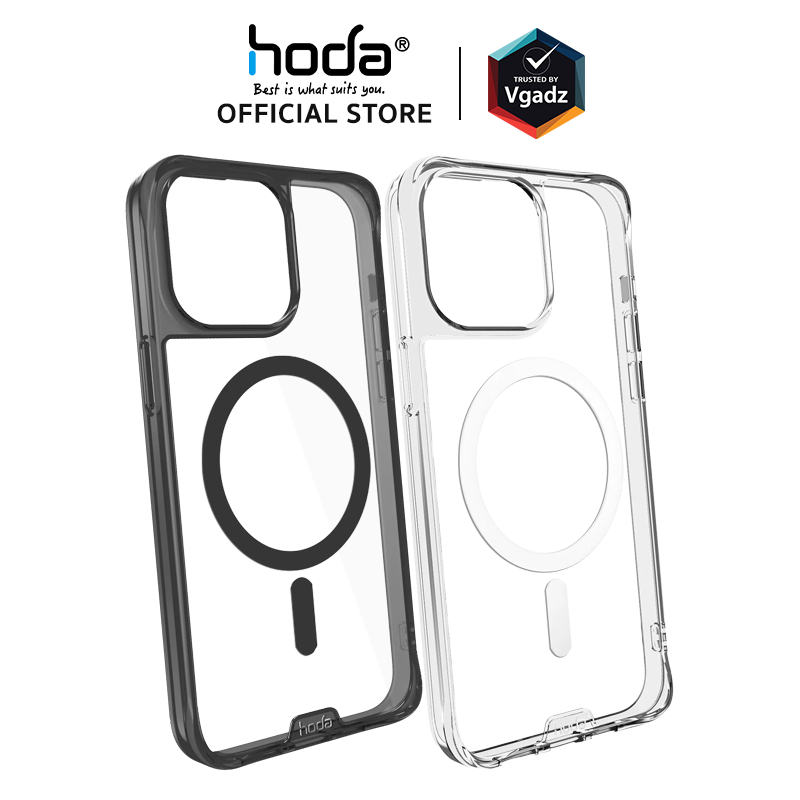 Hoda เคสสำหรับ iPhone 15 Pro / 15 Pro Max รุ่น CrystalPro Case with Magnetic