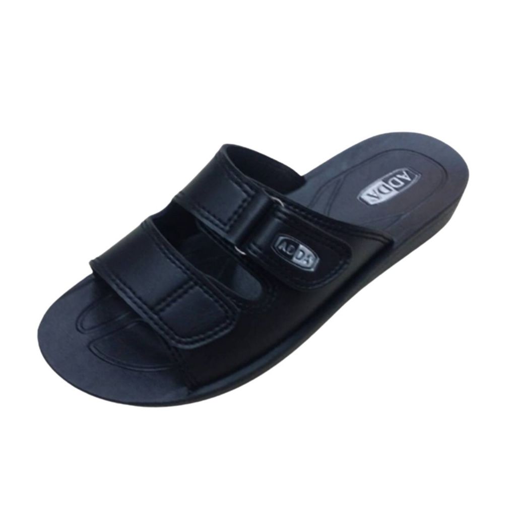 ADDA รองเท้าแตะแบบสวม PU รุ่น 7F21 สีดำ ไซส์ 39-43