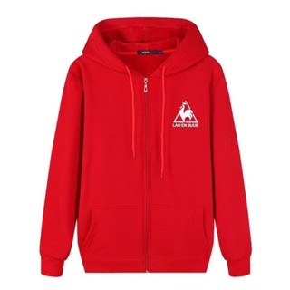 NO1SHOPเสือแจ็คเก็ต เสื้อฮู้ตแขนยาวมีซิปหน้าใส่อุ่น เนือผ้าส…