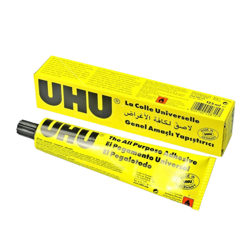 กาวยางใสแบบหลอด UHU 125 ml. กาวสารพัดประโยชน์ (จำนวน 1 หลอด)