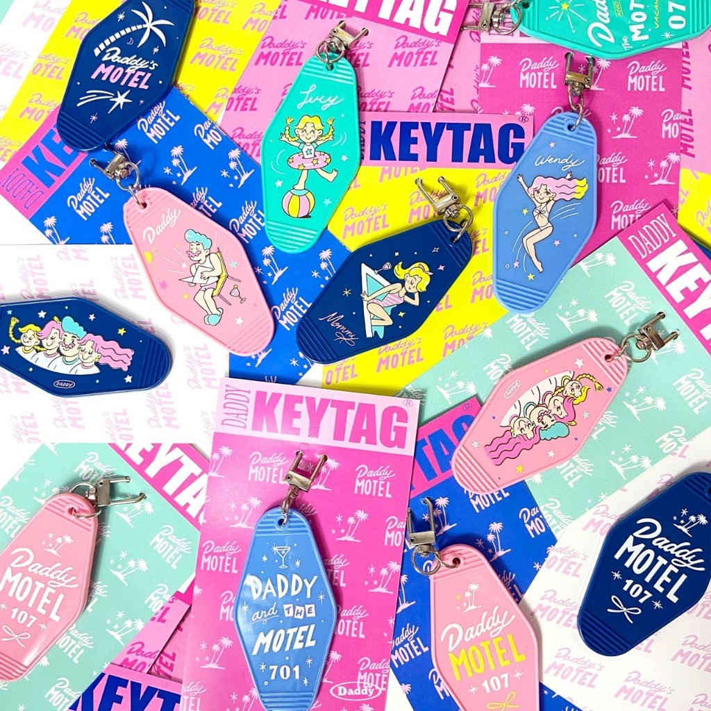 DADDY |  Daddy Motel Key Tag พวงกุญแจ key tag สุดน่ารัก