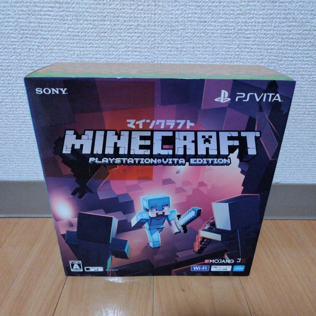 มือสองสภาพดีหายาก PSVITA เกมคอนโซล PS Vita Minecraft PlayStation Vita Minecraft Special Edition Bundle PCH-2000 Minecraft Bundled Edition [ส่งตรงจากญี่ปุ่น]