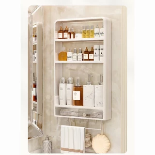 พร้อมส่ง ชั้นวางของติดผนังอเนกประสงค์ ติดตั้งโดยไม่ต้องเจาะกำแพง ไม่ทำลายพื้นผิว ติดตั้งไม่ยุ่งยาก ทนทาน เหมาะใช้ในห้องค