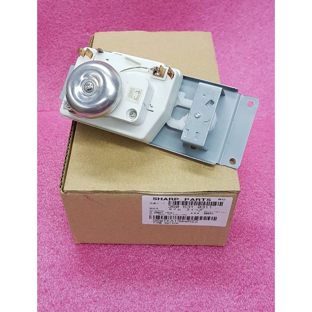 ลานตั้งเวลาไมโครเวฟ ชาร์ป (TIMER SWITCH SHARP) ใช้กับรุ่นR-219,R-209 ,R-220 ,R-222  QSWTEA134WRZZC