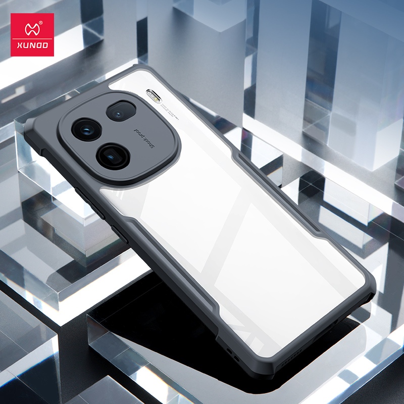 XUNDD เคส สำหรับ Vivo Iqoo12 5G เคส ต่อต้านการดรอป ป้องกันรอยขีดข่วน