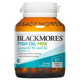 BLACKMORES - Fish Oil Mini 30 capsule (116.3 g.) แบลคมอร์ส ฟิช ออย มินิ 30 แคปซูล