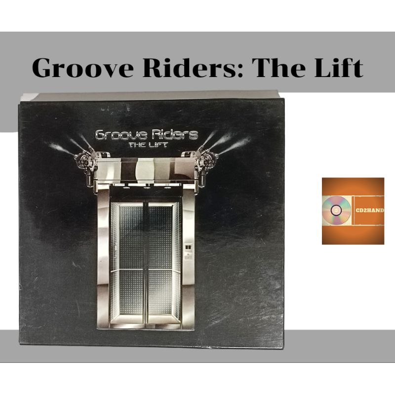 แผ่นซีดีเพลง แผ่นcd อัลบั้มเต็ม Groove riders อัลบั้ม The Lift (ปั้มแรก) มีกล่องคลอบครบ ค่าย Spicydisce