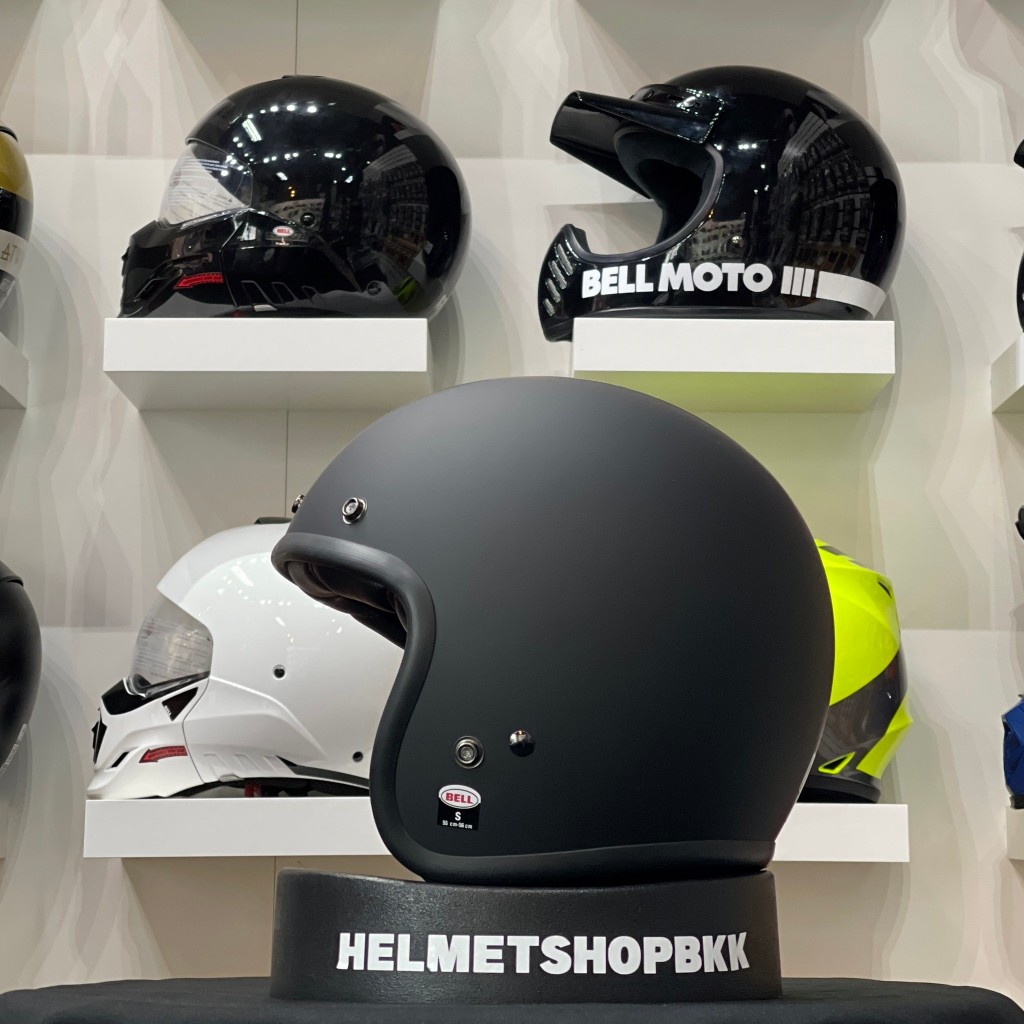 หมวกกันน็อคคลาสสิค BELL CUSTOM 500 MATTE BLACK