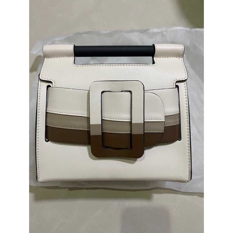 กระเป๋า lastel สีครีม น้ำตาล