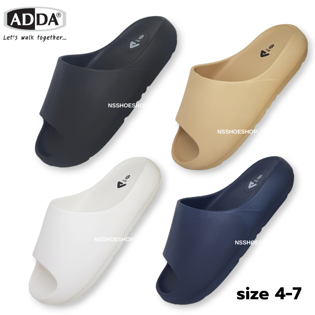 ใหม่!!! Adda 58V01 รองเท้าแตะ รองเท้าผู้หญิง ทรงมินิมอล size 4-7