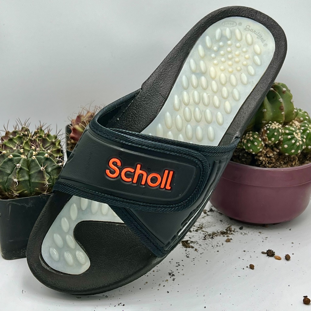 รองเท้า สกอลล์ เก๋า 90 Hot item Scholl fitness  โทนสีขาวดูสุภาพสะอาด รองเท้าแตะ ผู้ชาย ลดแรงจุกๆ - รูปที่ 2