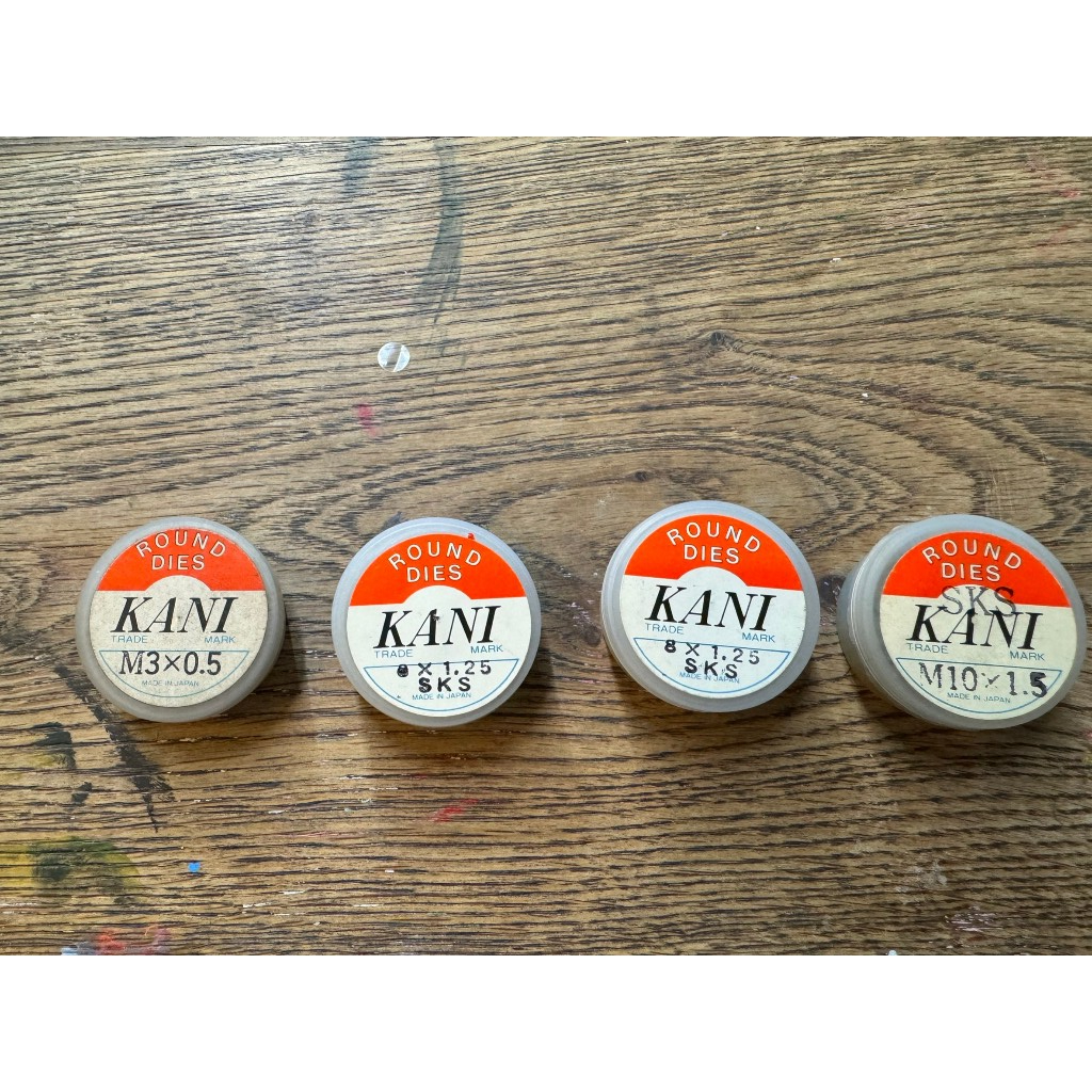 KANI ลูกต๊าปกลม M3x0.5 / M6x1.0 / M8x1.25 / 10x1.5 หลายขนาด ลูกดาย ต๊าป MADE IN JAPAN ต๊าปตัวเมีย ได