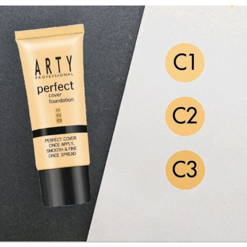 รองพื้น ARTY PRRFECT COVER FOUNDATION 25กรัม by BSC