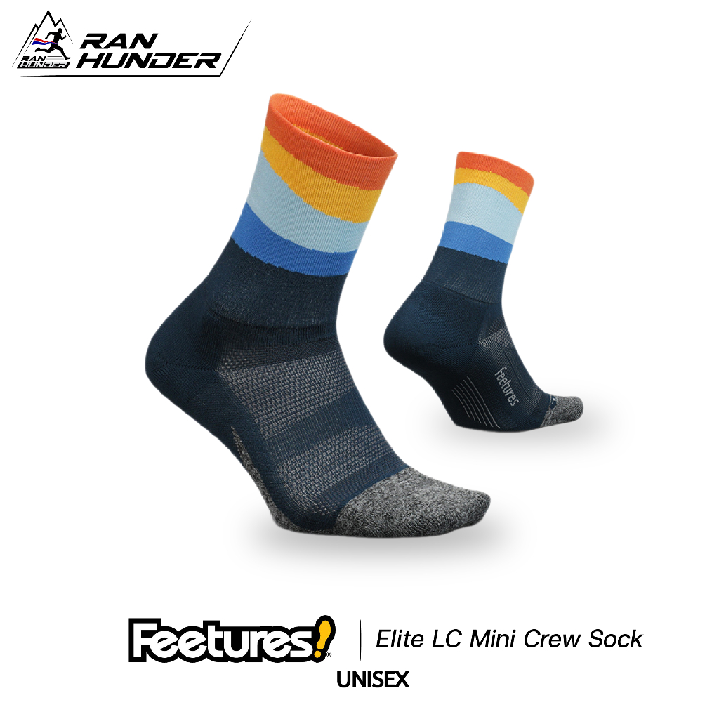 Feetures -  Elite LC Mini Crew Sock [ UNISEX ]