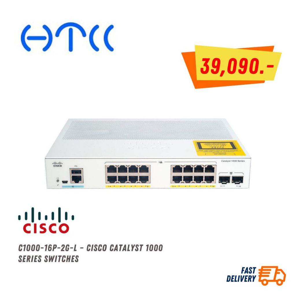 C1000-16P-2G-L – Cisco Catalyst 1000 Series Switches