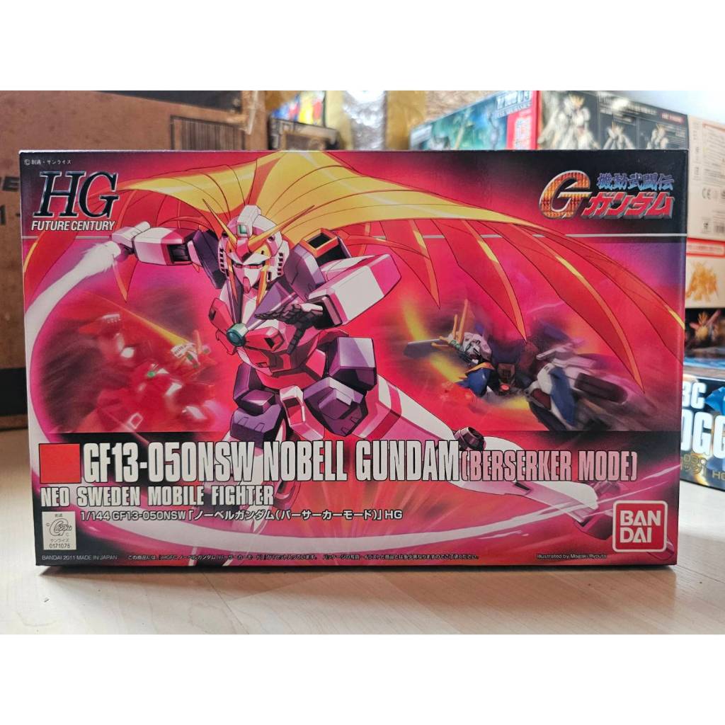 HG FUTURE CENTURY 1/144 GF13-050NSW Nobel Gundam BERSERKER MODE (ของแท้)