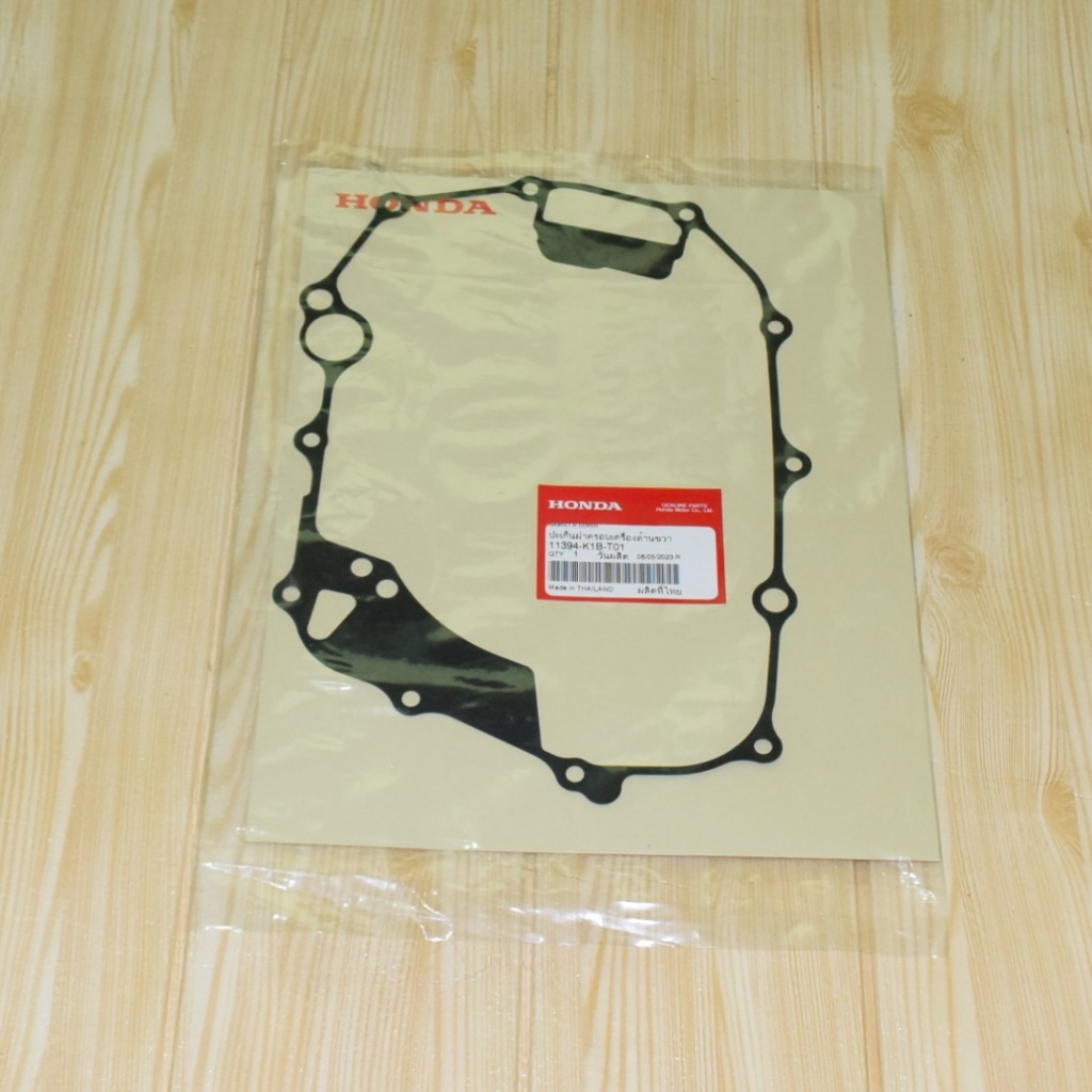 ประเก็นฝาครอบเครื่อง (ด้านขวา) Forza 350 / ADV350 ปี20-23 แท้ศูนย์ฮอนด้า ราคา/1ชิ้น 11394-K1B-T01