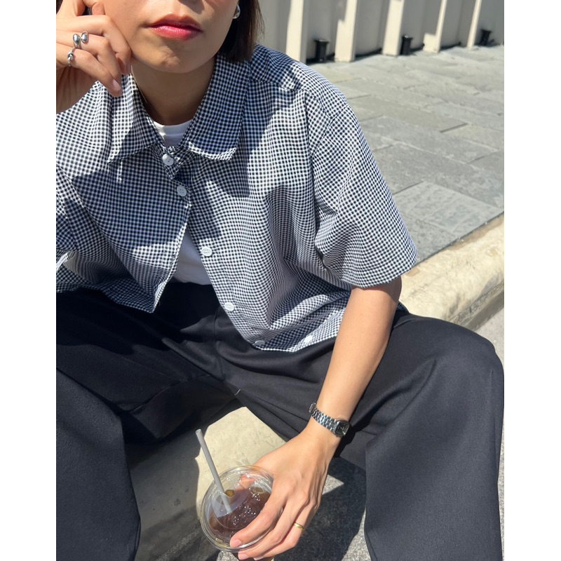 Plaid shirt เสื้อเชิ้ตลายสก็อต
